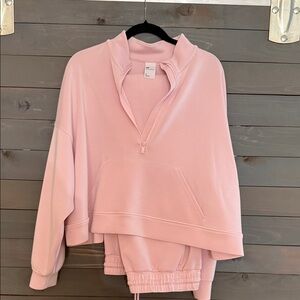 All in Motion Airy Sleek Pink Pantsuit XXL